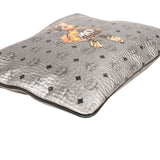 MCM Monogram Metallic Visetos Zoo Clutch
