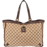 Gucci Monogram GG Canvas Abbey D-Ring Tote Shoulder Bag