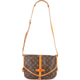 Louis Vuitton Monogram Canvas Samaur 30 Crossbody Bag - vintageandkickz