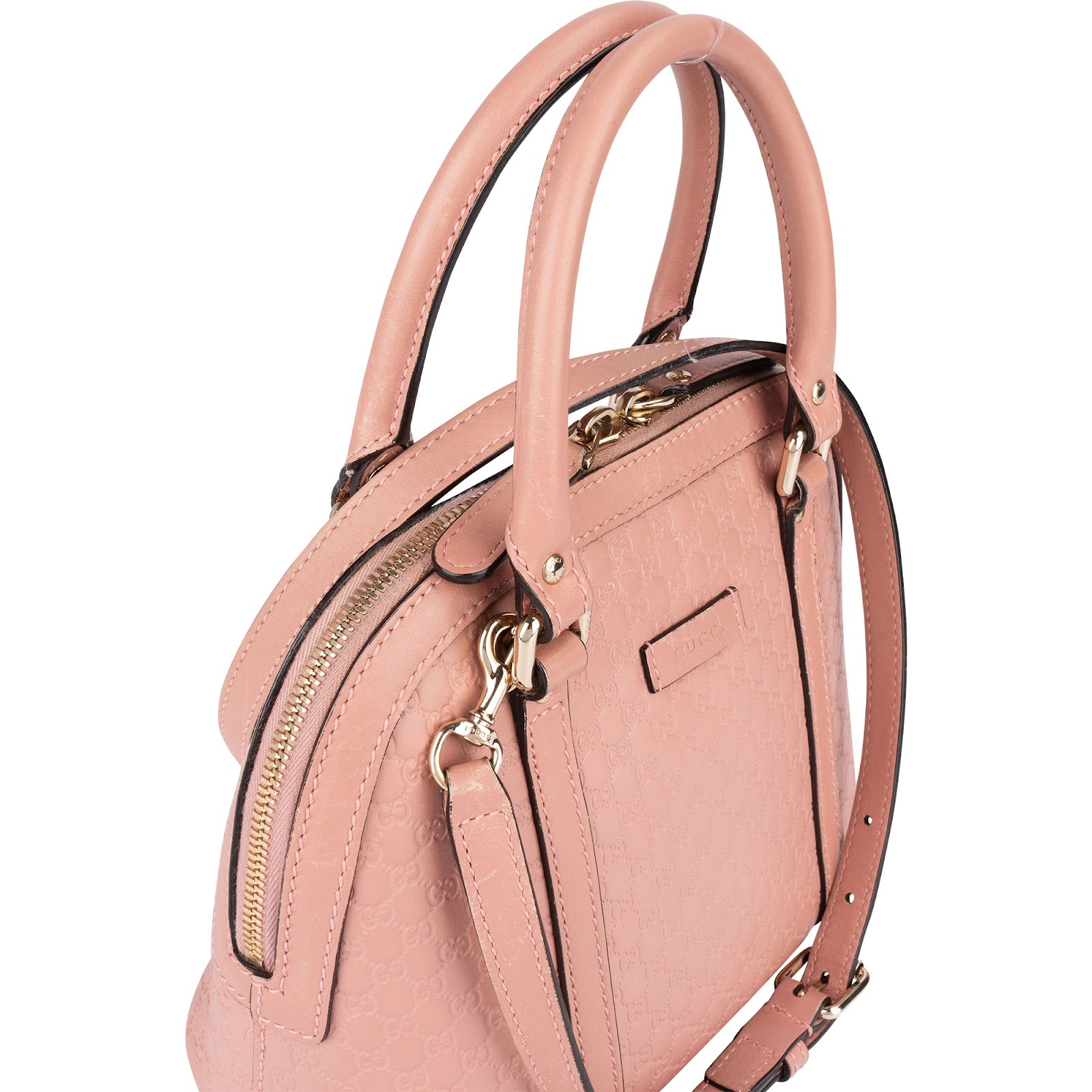 Gucci Microguccissima Leather Small Dome Satchel Handbag - vintageandkickz