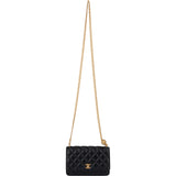 Chanel Quilted Lambskin Camellia Wallet On Chain Crossbody Bag