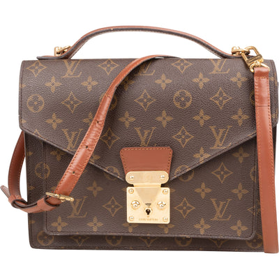 Louis Vuitton Monogram Canvas Monceau Handbag
