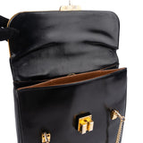 Gucci Black Leather Vintage Handbag