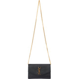 Saint Laurent Grain De Poudre Uptown Wallet On Chain Crossbody Bag