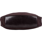 Gucci Leather Nylon Bamboo Top Handle Hobo Shoulder Bag