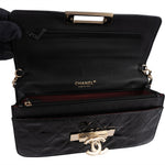 Chanel Quilted Patent Leather CC Crossbody Bag - vintageandkickz