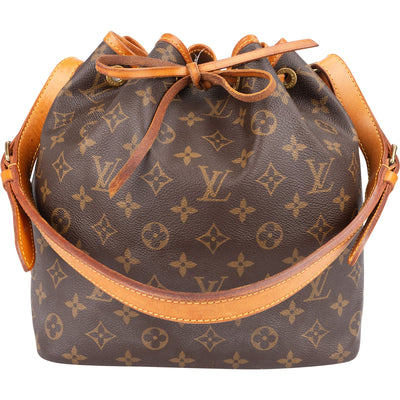 Louis Vuitton Monogram Canvas Sac Noé Petit Shoulder Bag