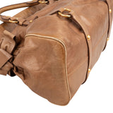 Miu Miu Vitello Lux Leather Bow Bag Handbag