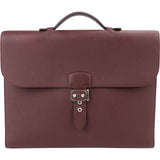 Hermès Rouge H Epsom Leather Sac à Dépêches 38 Handbag