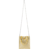 Prada Crystal Embellished Satin Small Tote Handbag