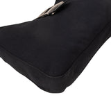 Fendi Black Jersey Mama Baguette Shoulder Bag - vintageandkickz