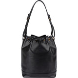 Louis Vuitton Noir Epi Leather Sac Noé Grande Shoulder Bag