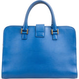 Saint Laurent Blue Leather Cabas Handbag