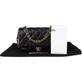 Chanel Quilted Lambskin Mini Rectangular Single Flap Crossbody Bag