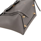 Céline Grey Leather Grained Calfskin Belt Bag Handbag