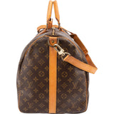 Louis Vuitton Monogram Canvas Keepall 55 Bandoulière Travel Bag