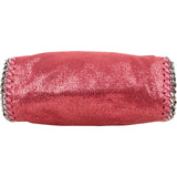 Stella McCartney Metallic Shaggy Small Falabella Fold Over Tote Crossbody Handbag