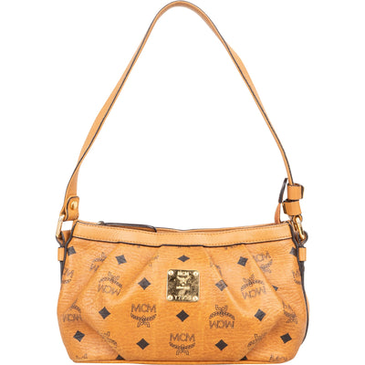 MCM Monogram Visetos Small Shoulder Bag