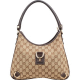 Gucci Monogram GG Canvas Abbey D-Ring Hobo Shoulder Bag