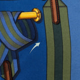 Hermès Les Sangles Silk 45 Scarf Tuch