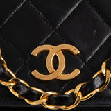 Chanel Quilted Lambskin 24K Gold Single Flap Shoulder Bag