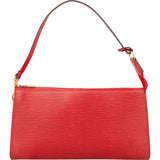 [🔄️B07 / F04] Louis Vuitton Red Epi Leather Pochette Accessoires Handbag - vintageandkickz