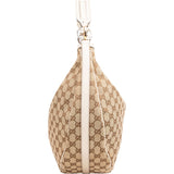 Gucci Monogram GG Canvas Interlocking G Hobo Shoulder Bag
