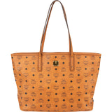 MCM Monogram Visetos Liz Reversible Shopper Tote Shoulder Bag