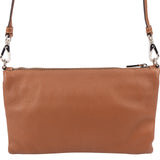 Prada Brown Vitello Daino Leather Crossbody Bag