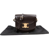 Celine Shiny Calfskin Teen Triomphe Crossbody Bag