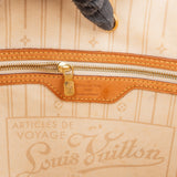 Louis Vuitton Monogram Damier Azur Canvas Neverfull MM Shoulder Bag