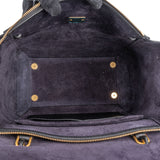 Céline Black Leather Grained Calfskin Belt Handbag