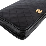 Chanel Quilted Lambskin 24K Gold Single Flap Shoulder Bag