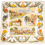 Hermès Chantilly Silk 90 Scarf Tuch