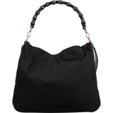 Gucci Nylon Bamboo Handle Hobo Shoulder Bag