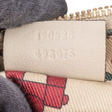 Gucci Leather Monogram Abbey Handbag - vintageandkickz
