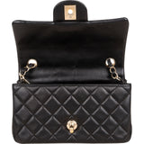 Chanel Quilted Lambskin Mini Square Single Flap Crossbody Bag