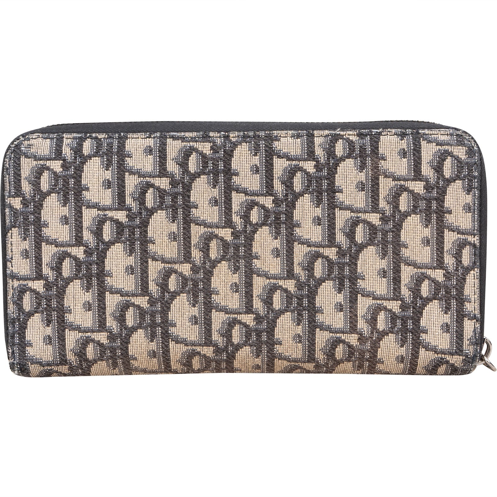 Christian Dior Trotter Monogram Zipped Long Wallet - vintageandkickz