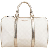Gucci Monogram GG Crystal Joy Boston Bag Handbag