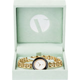 Gucci Gold Tone Change Bezel Chain 11/12 Women Watch