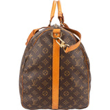 Louis Vuitton Monogram Canvas Keepall 60 Bandoulière Travel Bag