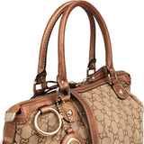 Gucci Monogram GG Canvas Sukey Satchel Handbag