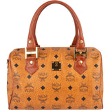 MCM Monogram Visetos Boston Handbag