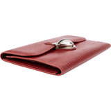 Louis Vuitton Red Epi Leather Montaigne Eugenie Wallet M6388M