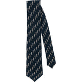 Yves Saint Laurent YSL Monogram Silk Tie Krawatte