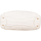 Miu Miu Blancoi Vitello Daino Satchel Handbag - vintageandkickz