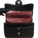 Chanel Quilted Lambskin Jumbo Double Flap Crossbody Bag