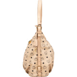 MCM Monogram Visetos Hobo Shoulder Bag