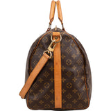 Louis Vuitton Monogram Canvas Keepall 50 Bandoulière Travel Bag