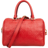 Louis Vuitton Leather Monogram Empreinte Speedy 25 Bandoulière Handbag